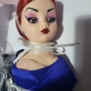 Madame Alexander Doll with Red Hair and Blue Dress